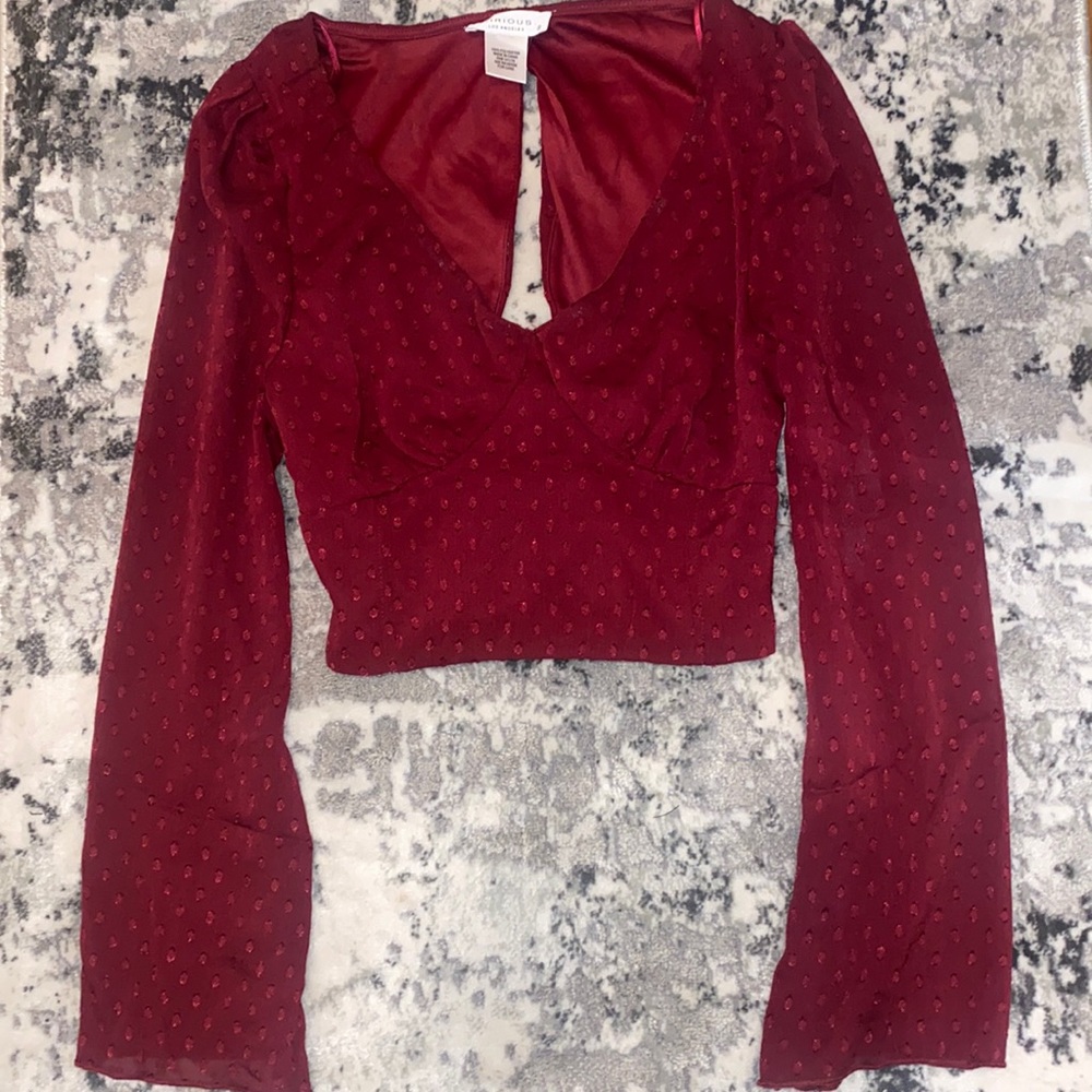 Super cute top for night out or holidays .